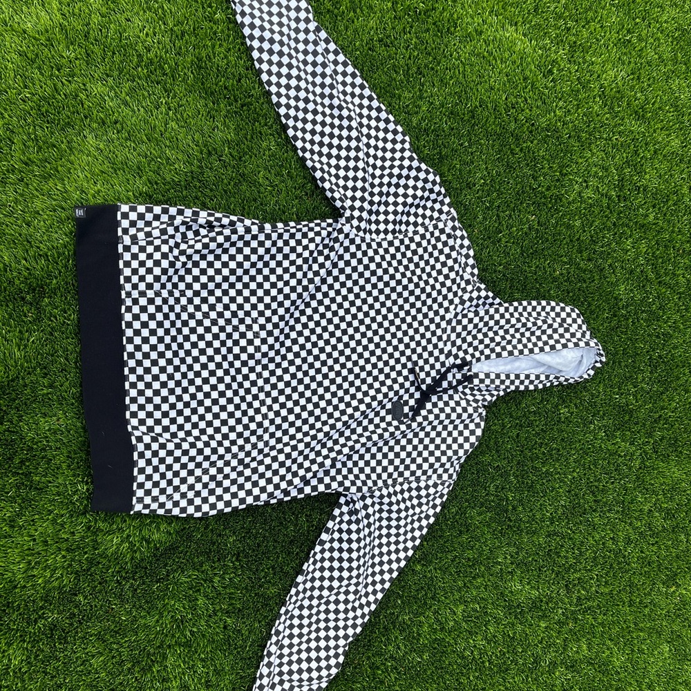 NWT Youth -Checkered Black and White Vans Hoodie